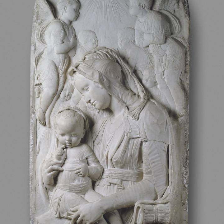Relief: Madonna and Child image