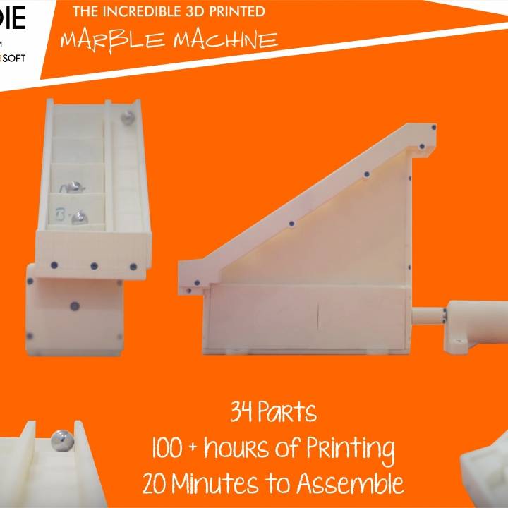 The 3D Printed Marble Machine by Maher Soft image