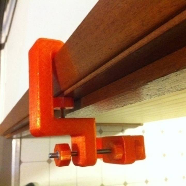 3D Printable Adjustable Doorway Clamp for Baby Swing by Michael Graham