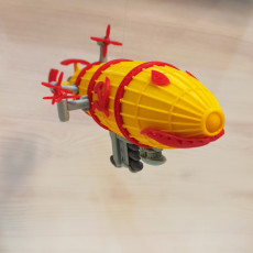 Picture of print of Kirov airship from Red Alert