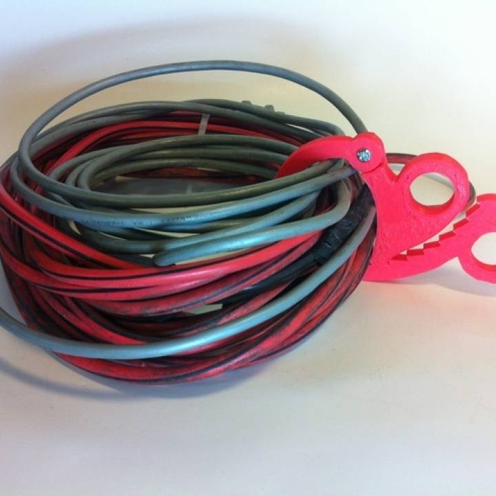 3D Printable Ratcheting Cable Clamp by Michael Graham
