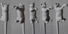 Dancing Cat Back Scratcher, Puppet and Toy image