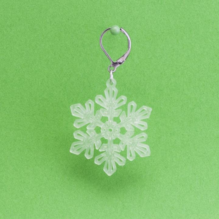 Earrings Snowflake 5 image