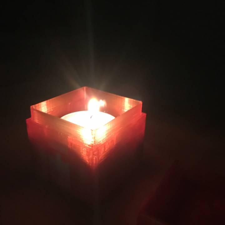 christmas candle holder image