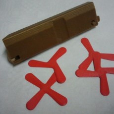Picture of print of Mini Boomerangs & Launcher