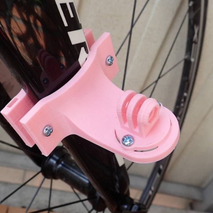 MTB/Road bike fork gopro mount image