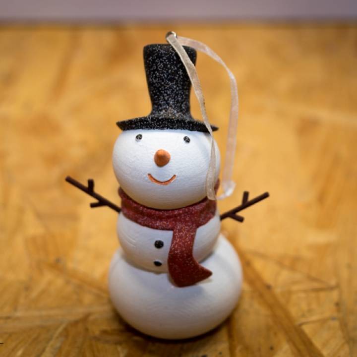 Snowman Christmas Ornament image
