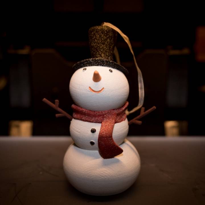 Snowman Christmas Ornament image