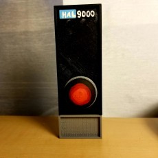 Picture of print of hal 9000
