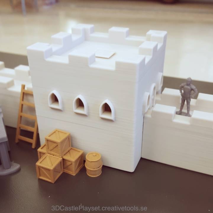 Modular Castle Playset (3D-printable) image