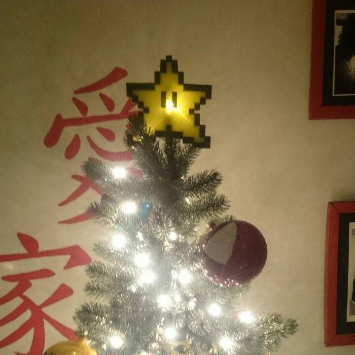 Mario Bros. Star Treetop Ornament image