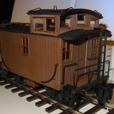 Picture of print of US Bobber Caboose Scale 1/32 - OpenRailway