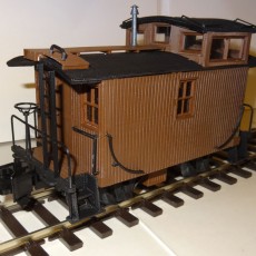 Picture of print of US Bobber Caboose Scale 1/32 - OpenRailway