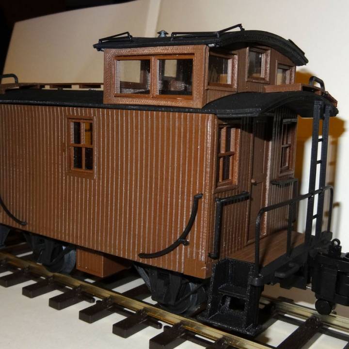 US Bobber Caboose Scale 1/32 - OpenRailway image