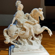 Picture of print of Equestrian Statue of King Louis XIV