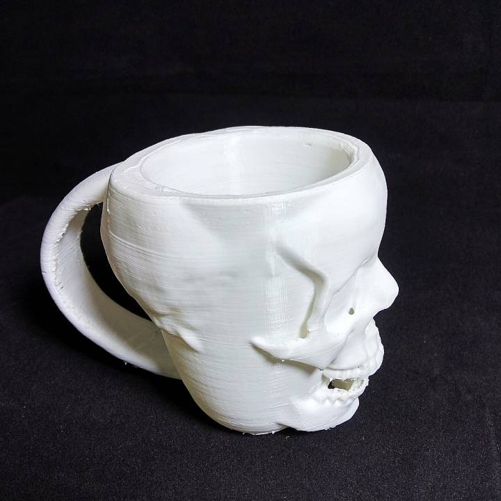 skull head mug image
