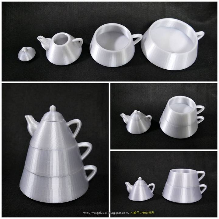 Creative tea sets image