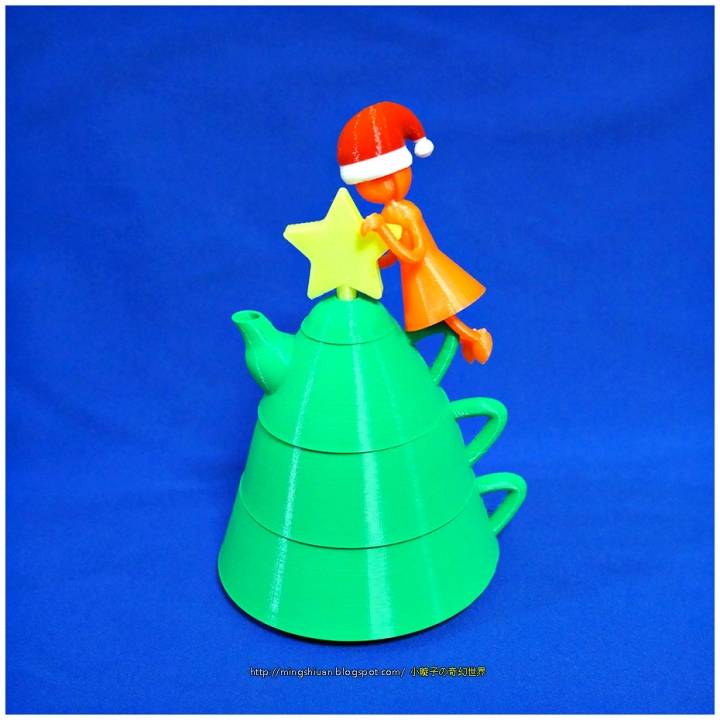 Christmas Creative tea sets image