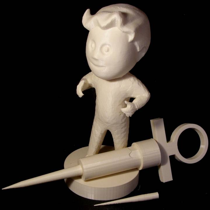 3D Printable Fallout 4 Bobblehead - 7in Medicine by TheAtomicSoul