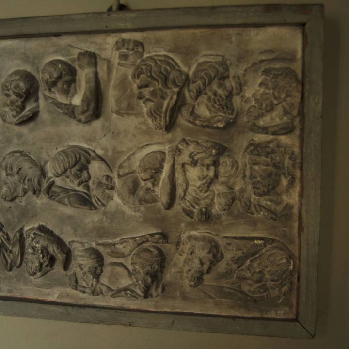 Relief: Collection of Heads from Trajan Column image