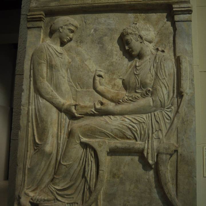 Grave Stele of Hegeso image