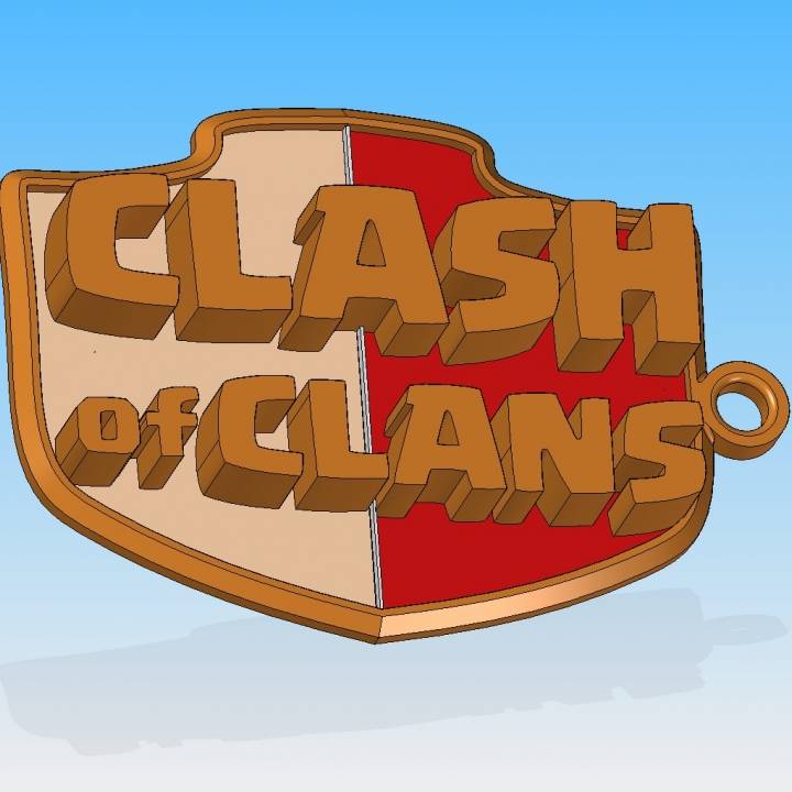 Clash of Clans keyring image