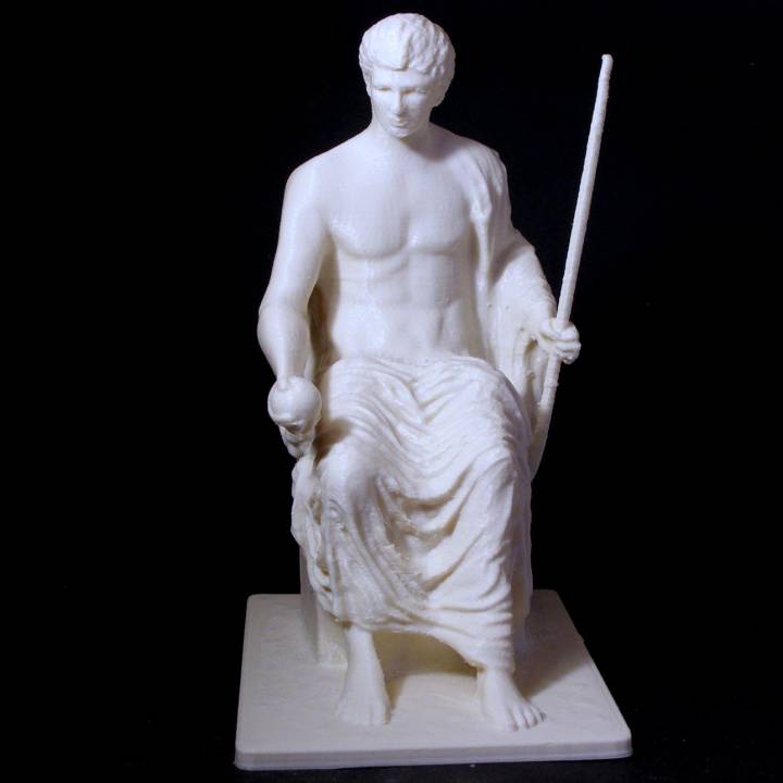 Statue of Augustus as Jupiter image