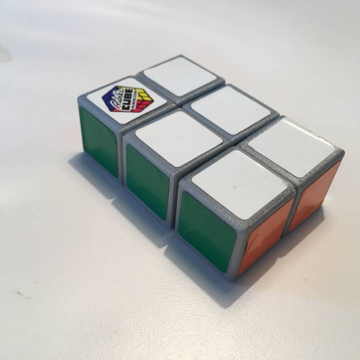 3D Printable Rubik's Cube 1x2x3 by struth novo