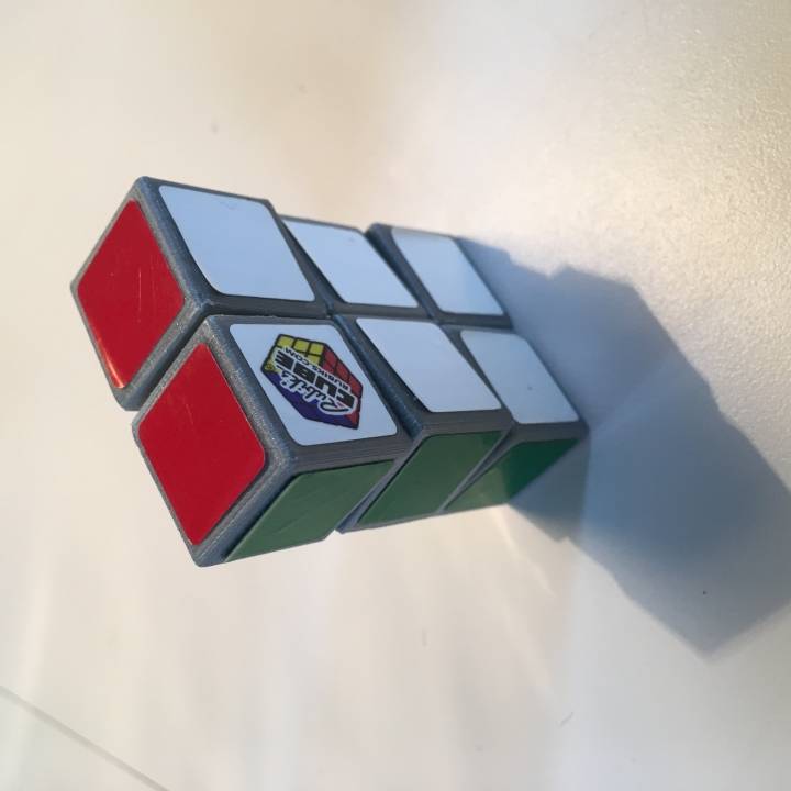 3D Printable Rubik's Cube 1x2x3 by struth novo