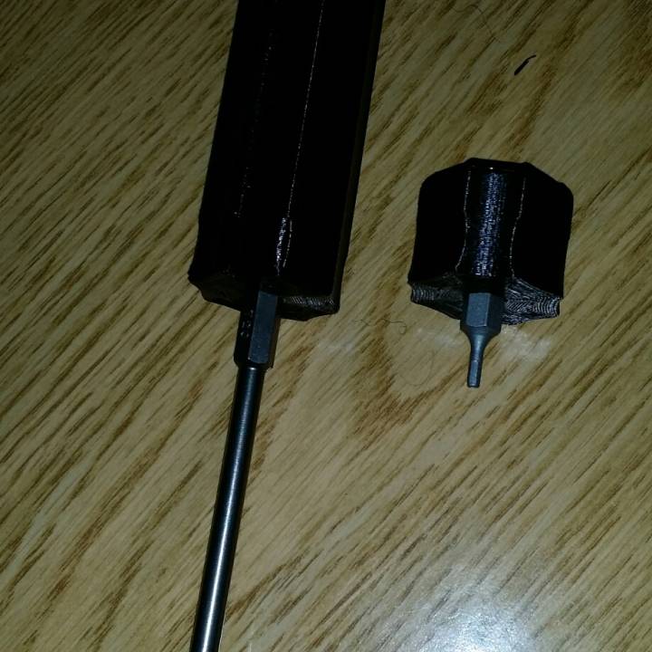 3D Printable Hex bit driver handle by Philippe Trottier