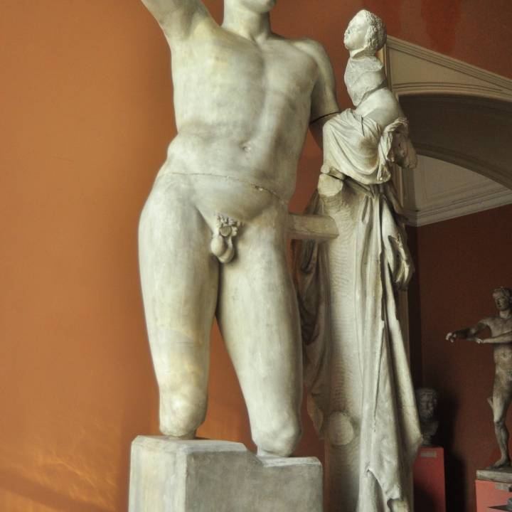 Hermes and the Infant Dionysos image