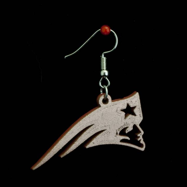 New England Patriots Earrings Super Bowl 2017 image