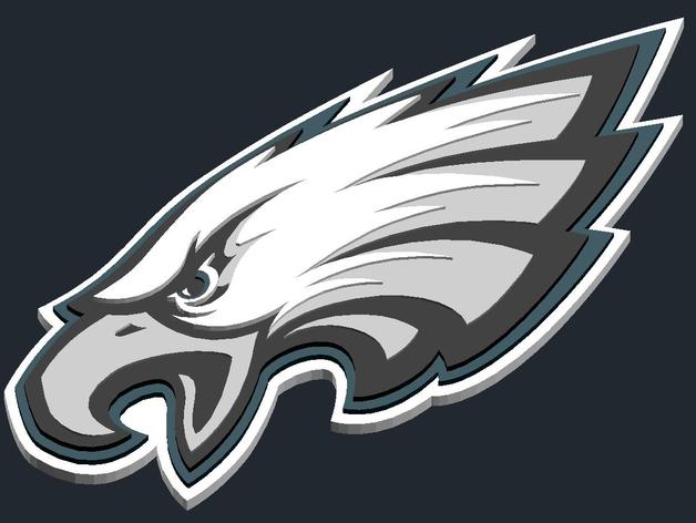 3D Printable Philadelphia Eagles - Logo by Chris Schneider