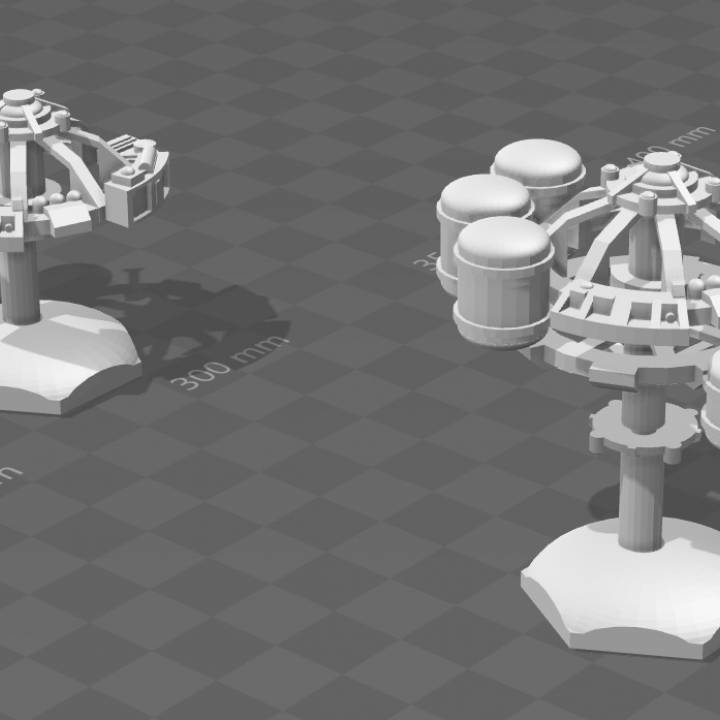 Spacestation for Tabletop Games - Orbital Factory Station - Mod.1&2 image