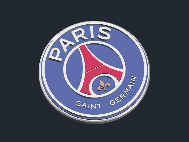 3D Printable Paris Saint-Germain - Logo by Chris Schneider