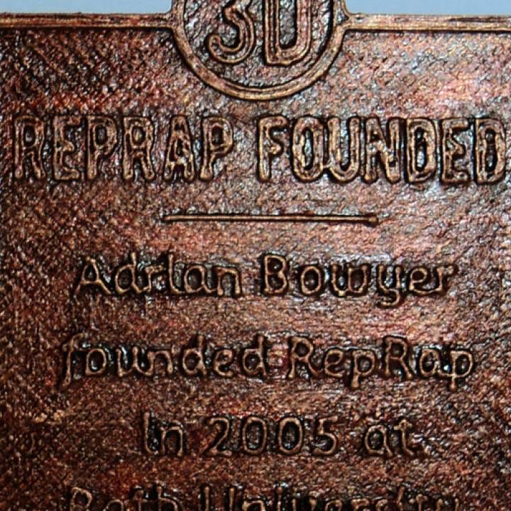 Historical Marker Template and History of 3D Printing image