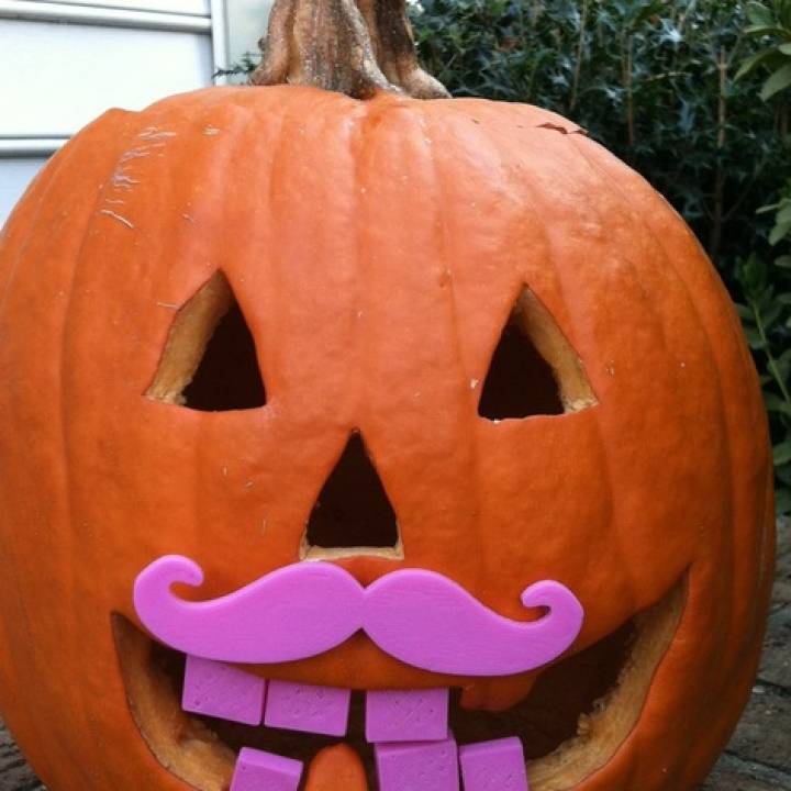 Pumpkin Moustache image