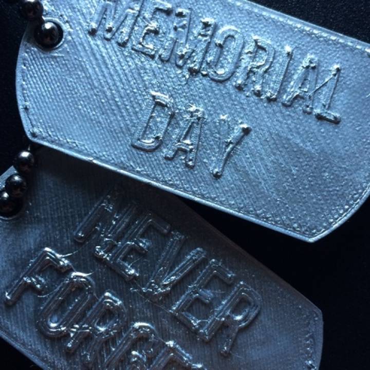 Memorial Day - Dog Tags image