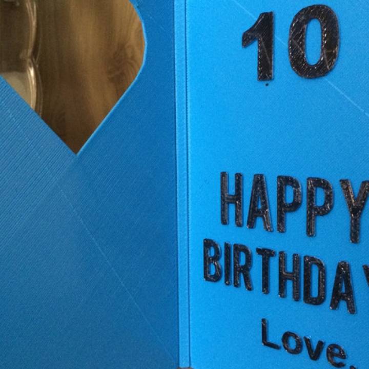 3D Birthday Card image