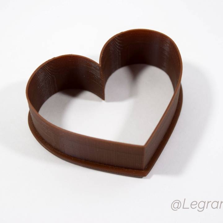 Heart cookie cutter for Valentines Day by LegrandDoll image