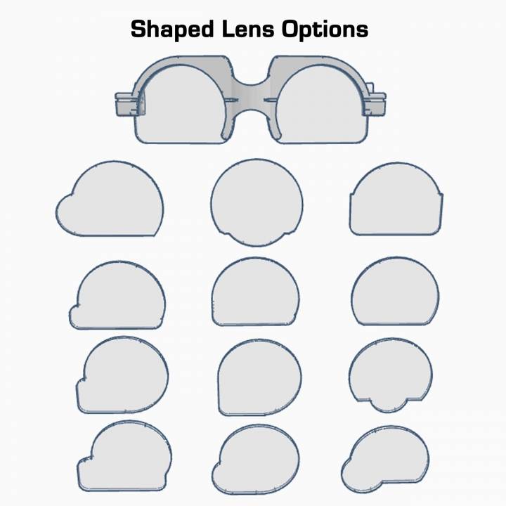 #DesignItWright - FLIPS V05 (New Product Design) - Social Media Flip-Able Spectacles - (Round Open Frames with Round or Shaped Lenses) image