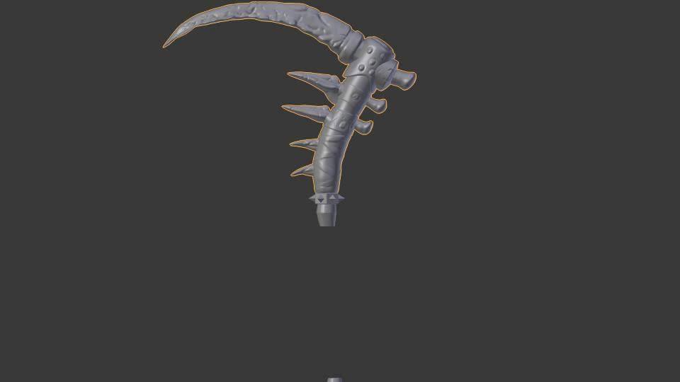 Dark scythe from Monster Hunter image