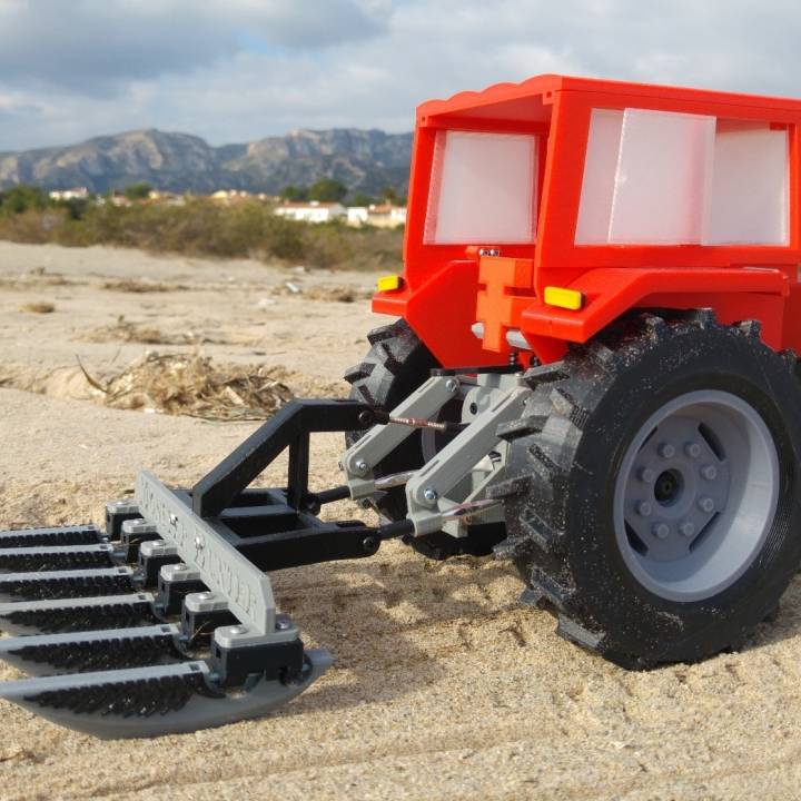 OpenRC Tractor Monster Hunter plow image
