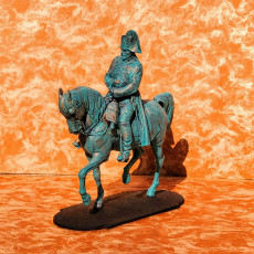Picture of print of Equestrian statue of Napoleon