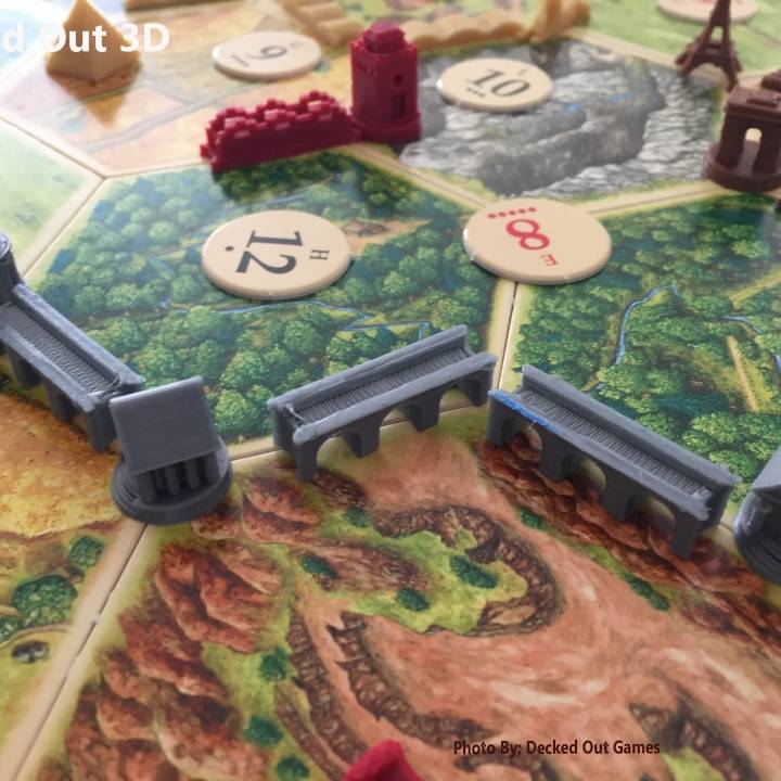 Roman Themed Player Set / Settlers of Catan image