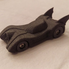 Picture of print of Batmobile in Hot Wheels Scale
