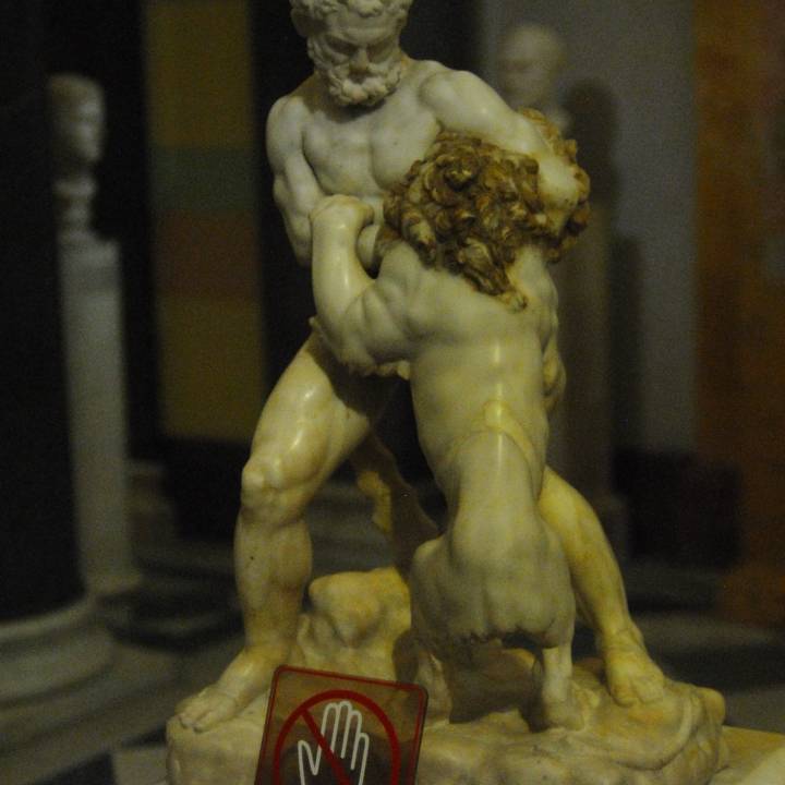 Heracles Fighting the Lion image