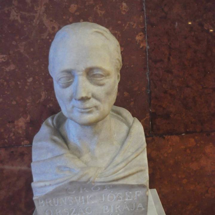Bust of Count Jozsef Brunszvik image
