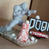 Doom marine (Doomguy) posed with shotgun print image