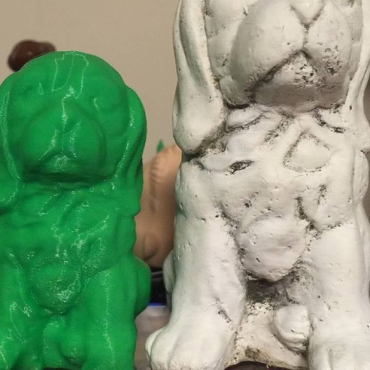 Dog Statue Scan image